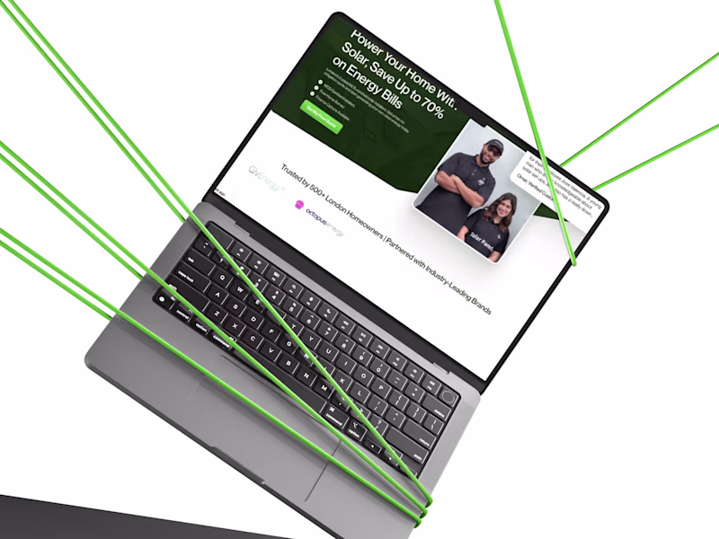 Cover image for Check out this website redesign I did for Solar Panels Londo...