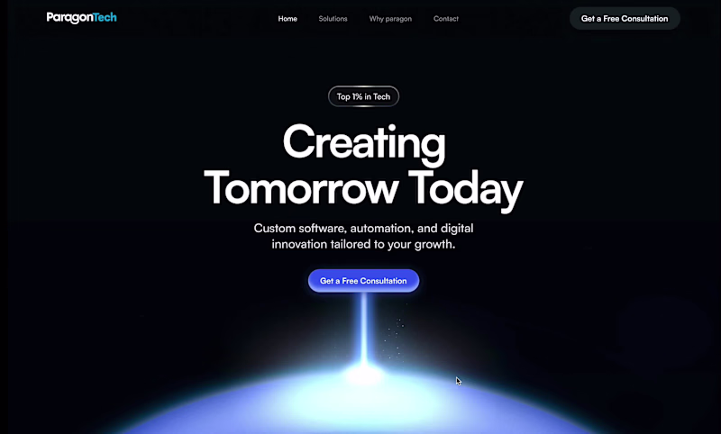 Cover image for Design Agency Landing Page
