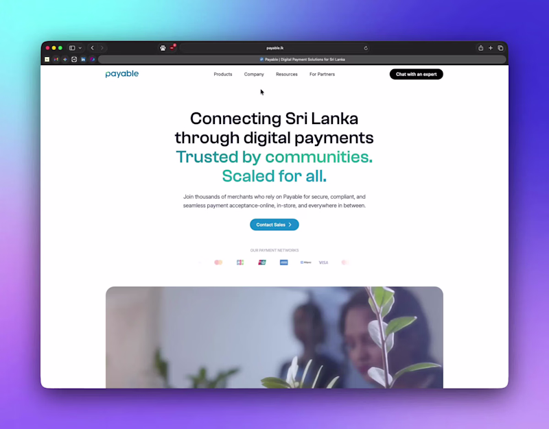 Cover image for Payable Website design and development 