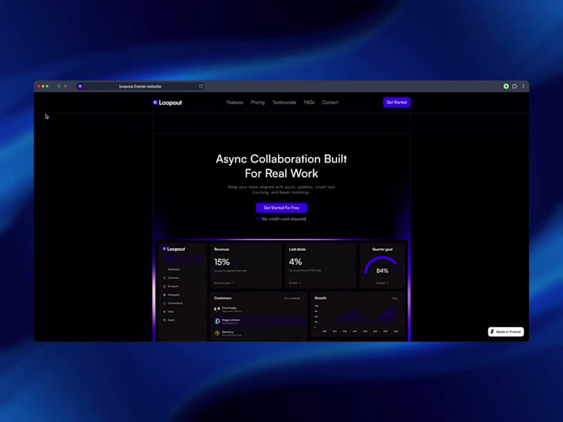 Cover image for Built on Framer — a