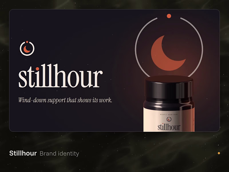 Cover image for Stillhour: Supplement Brand Identity (Concept)
Stillhour