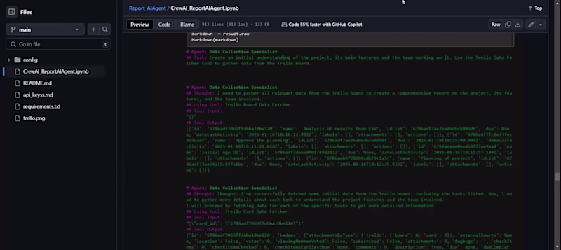 Cover image for AI Agent that transforms Trello sprint data into a report 