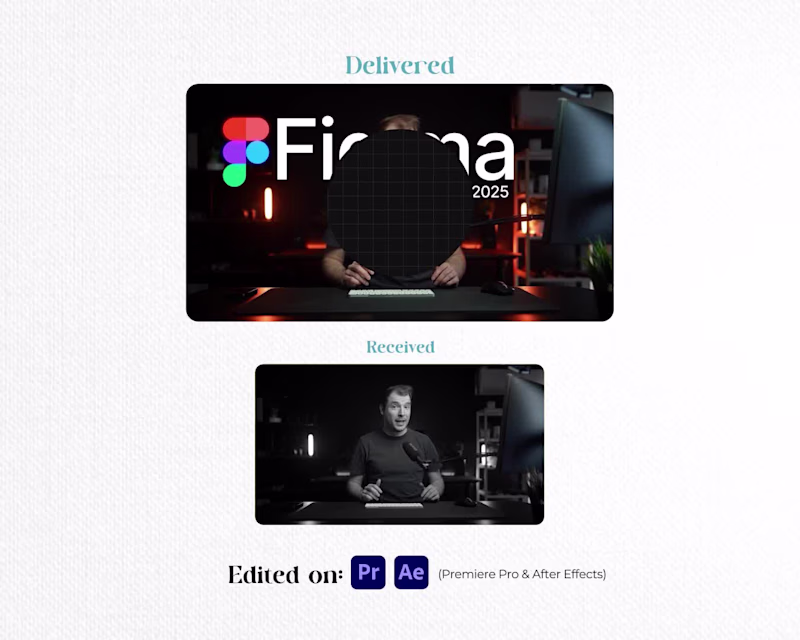 Cover image for Long-form YouTube edit from received assets to final deliver...