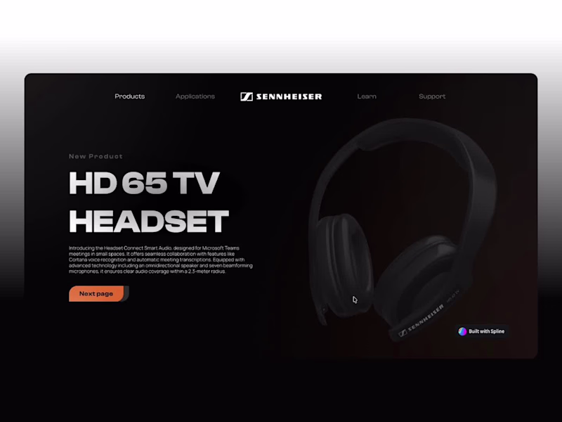 Cover image for Sennheiser Product Page In Framer
