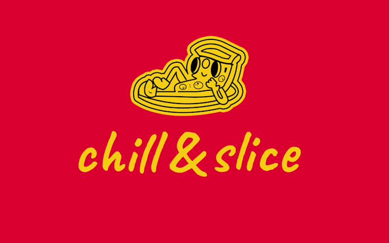 Cover image for 'CHILL & SLICE' identity