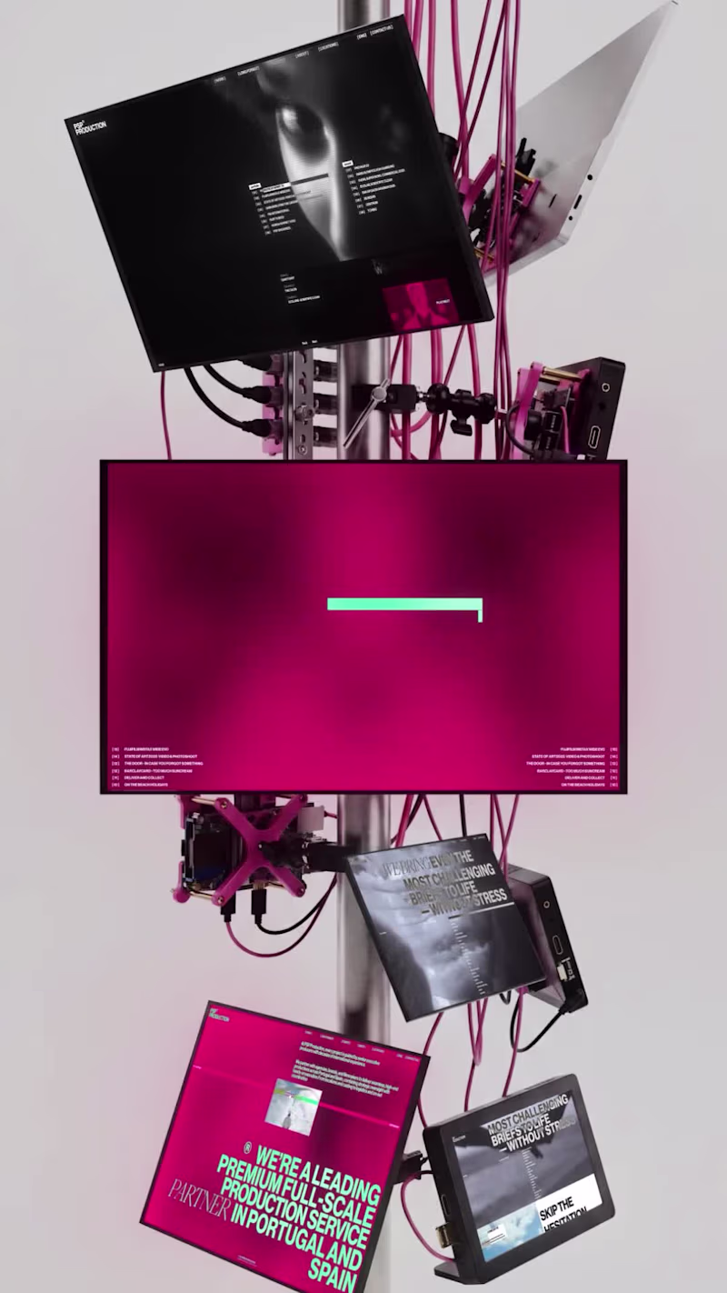 Cover image for A peek behind the curtain. ✨🔌 We're deep in production on a...