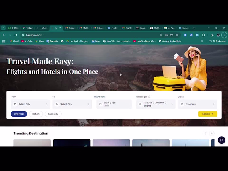 Cover image for Halasky — Travel Booking Platform for the KSA Market White-L...