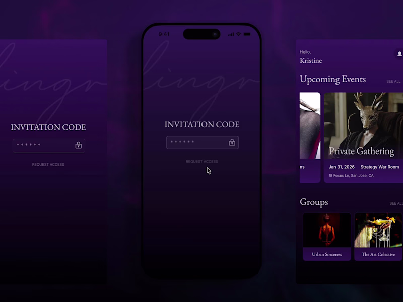 Cover image for // Lingr App Preview Bubble native mobile apps don't have pu...
