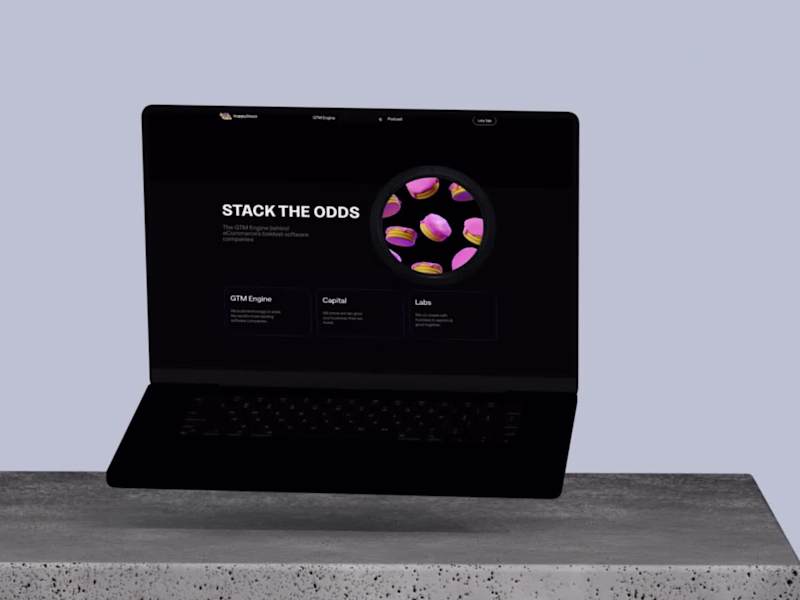 Cover image for HappyStack Website Redesign