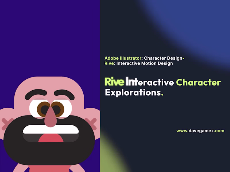 Cover image for Interactive Character Explorations with Rive