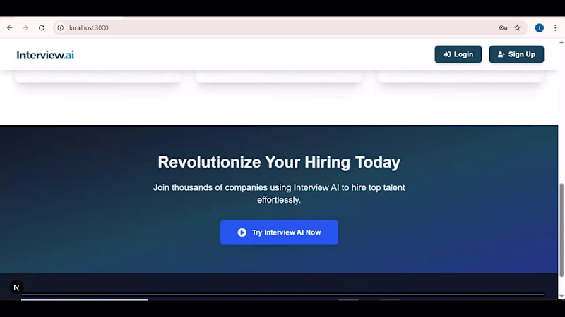 Cover image for  Interview.ai (AI-Powered Automated Interview System)