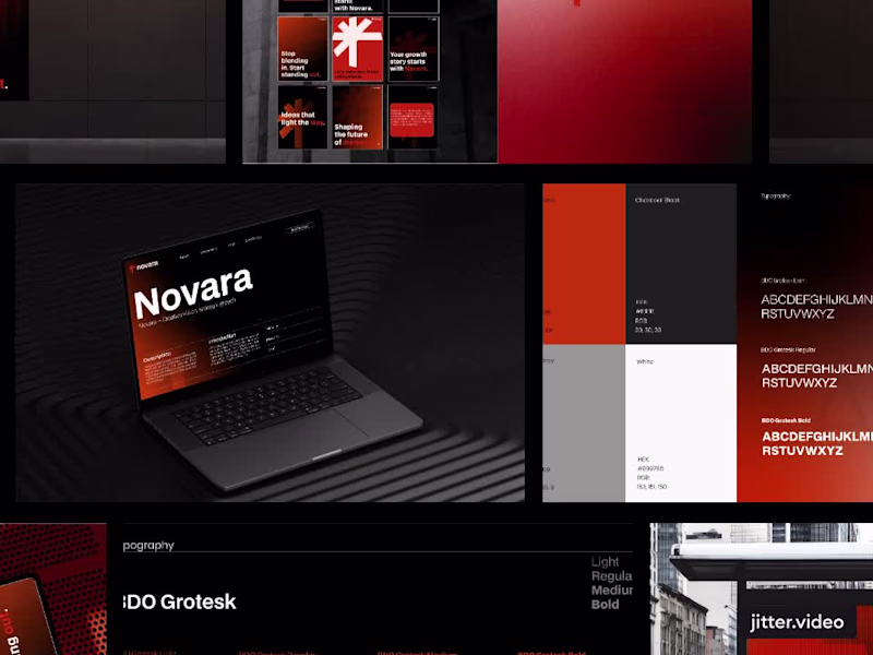 Cover image for Novara Logo and Brand Identity Guideline 