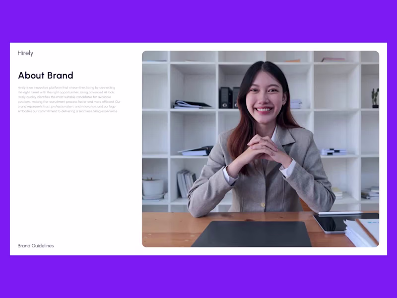 Cover image for Hirely - Pitch Deck Presentation by Nija Design for Nija Works …