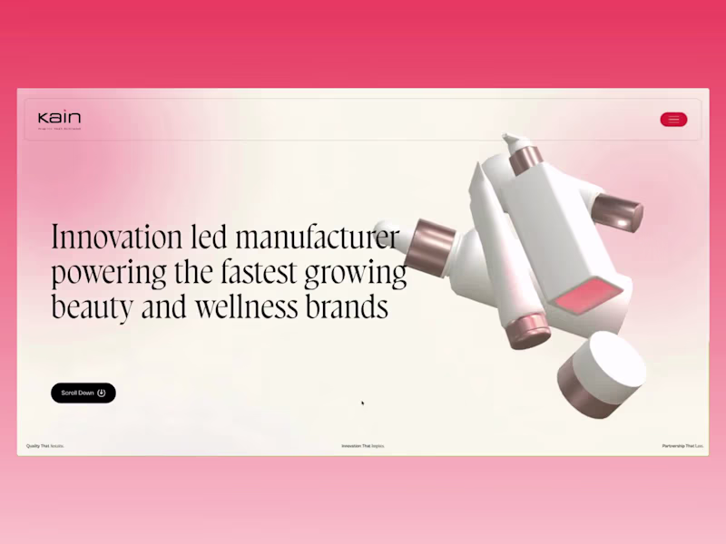Cover image for Kain Cosmeceuticals | Web Design & Development