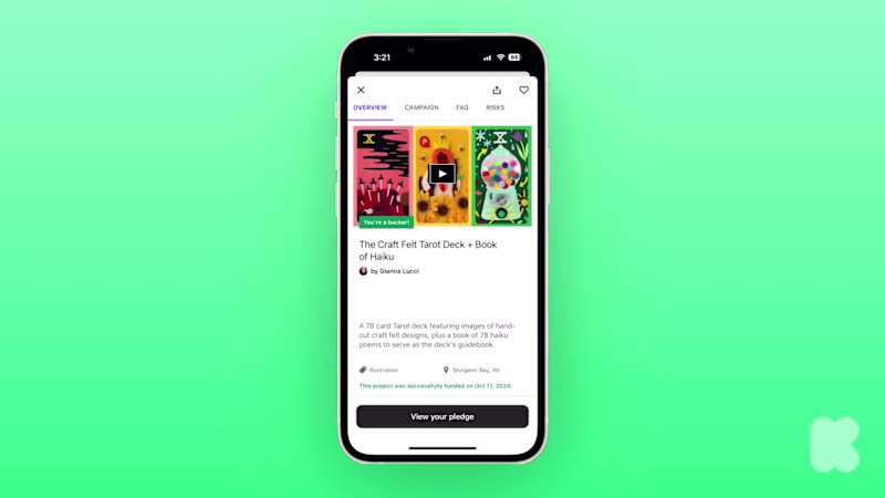 Cover image for Kickstarter Animated UI for Social