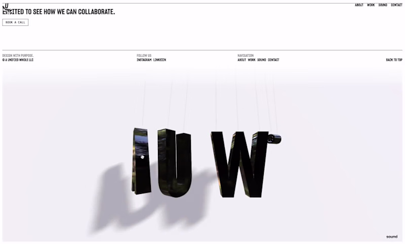 Cover image for 3D Interactive Footer