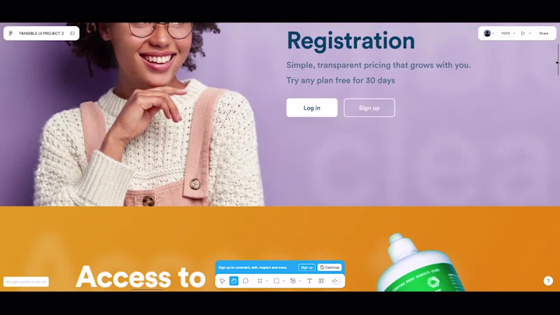 Cover image for Figma Design System for Tangible Brand