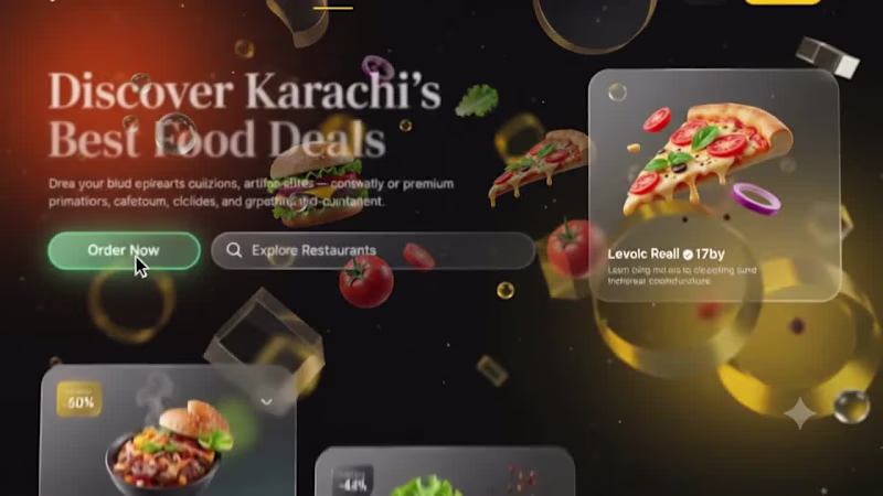 Cover image for Premium 3D Food Delivery &