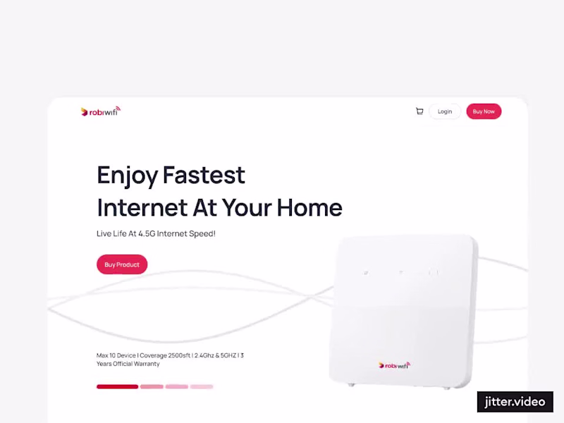 Cover image for Robi WiFi Website Experience Design