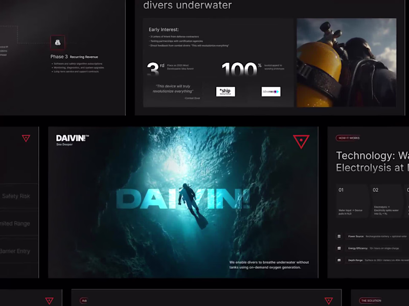 Cover image for DAIVIN – Y Combinator Pitch Deck for Deep Tech Startup