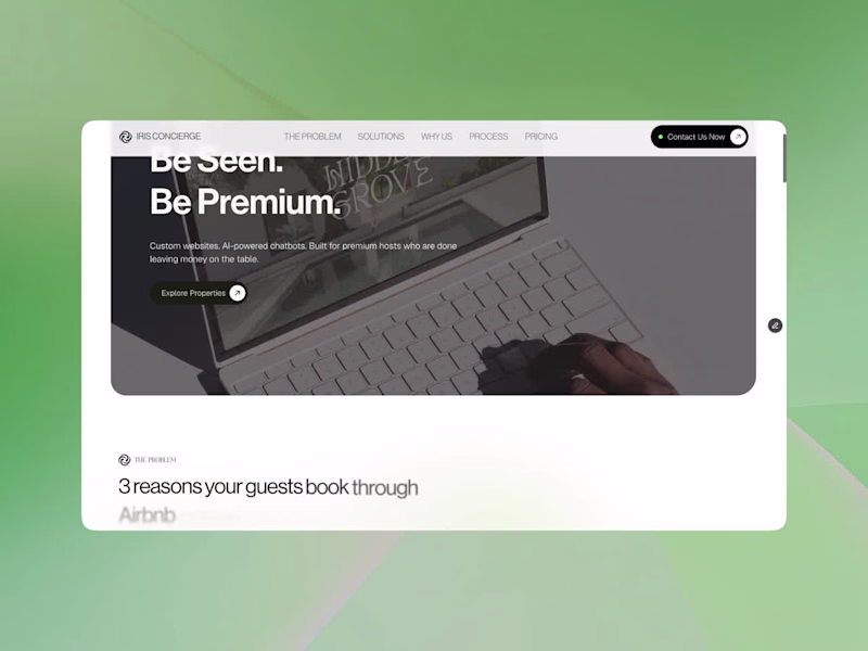 Cover image for Iris Concierge: Premium Web Design