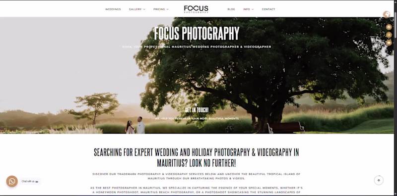 Cover image for Focus Photography | A photography