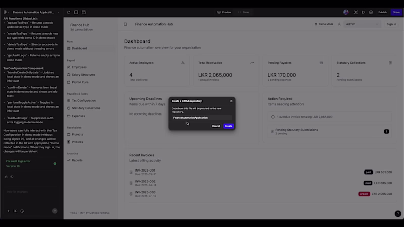 Cover image for Just tried the new “Push to GitHub” feature in Figma Make, a...