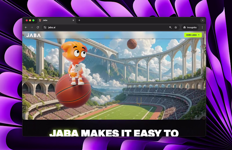 Cover image for Jaba.ai Landing Page Development in Framer