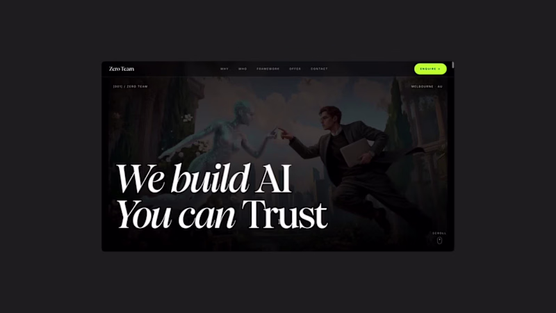 Cover image for Zero Team AI Governance Single-Page Site