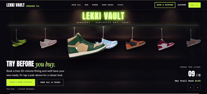 Cover image for Lekki Vault is a small