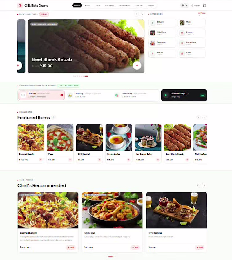 Cover image for Restaurant Management System with Admin