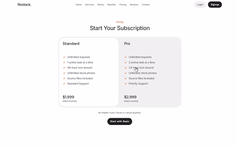 Cover image for Created this super smooth pricing