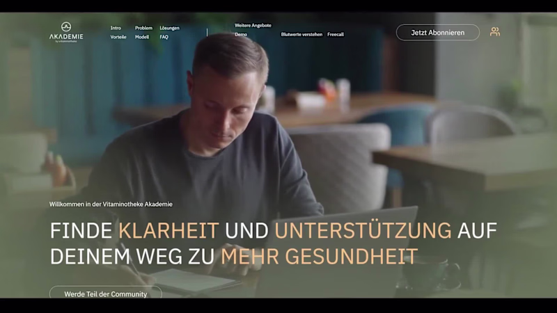 Cover image for Vitaminotheke Akademie: Wellness Knowledge Membership Portal