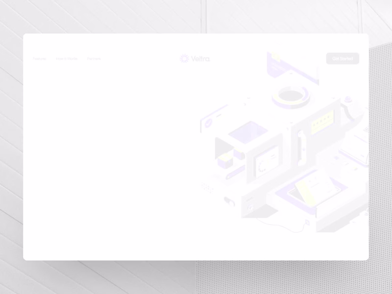 Cover image for Veltra. - Elevating Transactions Landing Page