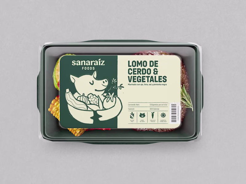Cover image for Sanaraíz Foods – Brand Identity & Packaging Design