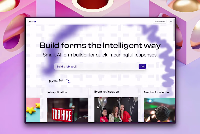 Cover image for Levra . Intelligent Form Builder for Modern Team