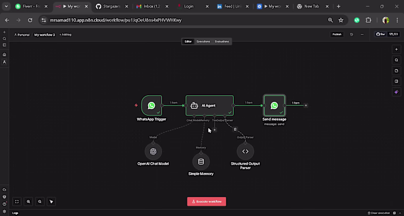 Cover image for WhatsApp AI Chatbot Automation with n8n & OpenAI