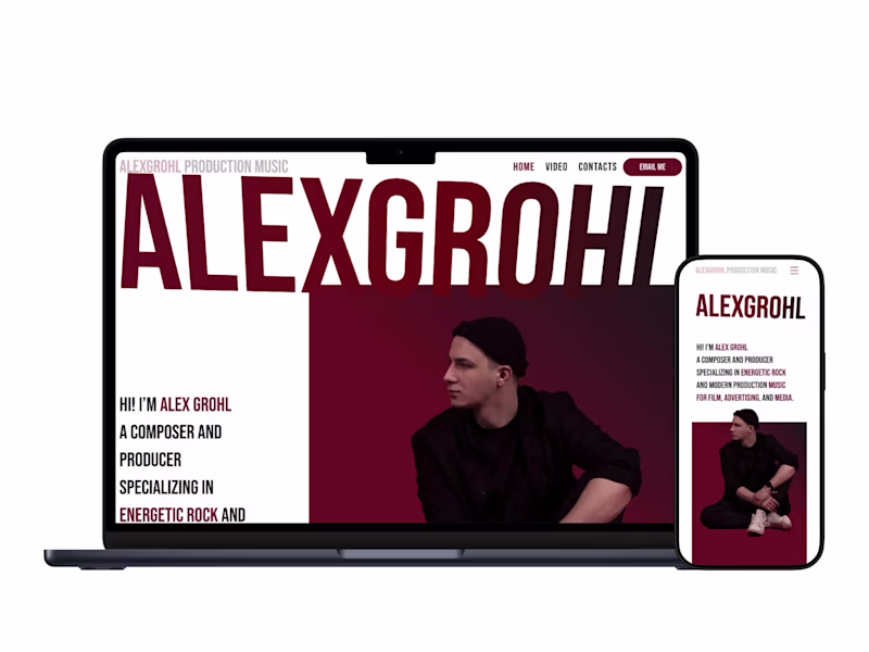 Cover image for A Starter Site for a Composer and Music Producer