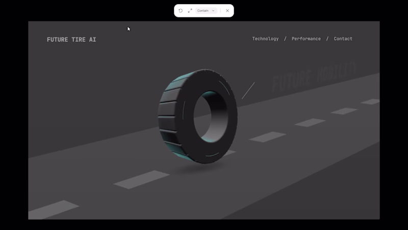 Cover image for Future Tyre AI - 3D