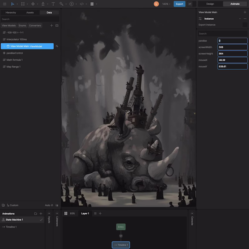 Cover image for I'm using Rive + Flutter to bring my illustrations to life.