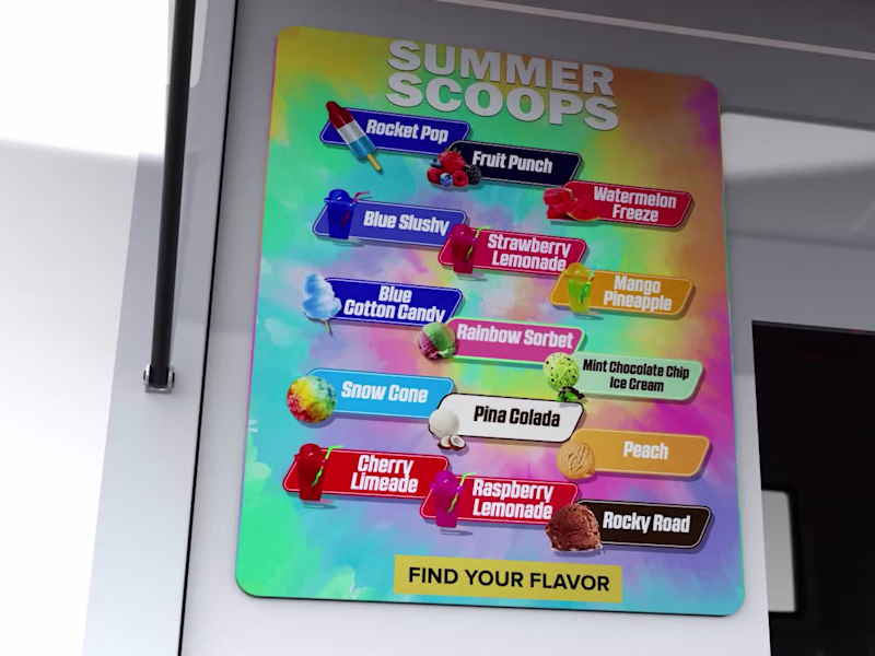 Cover image for Summer Scoop Commercial Animation for