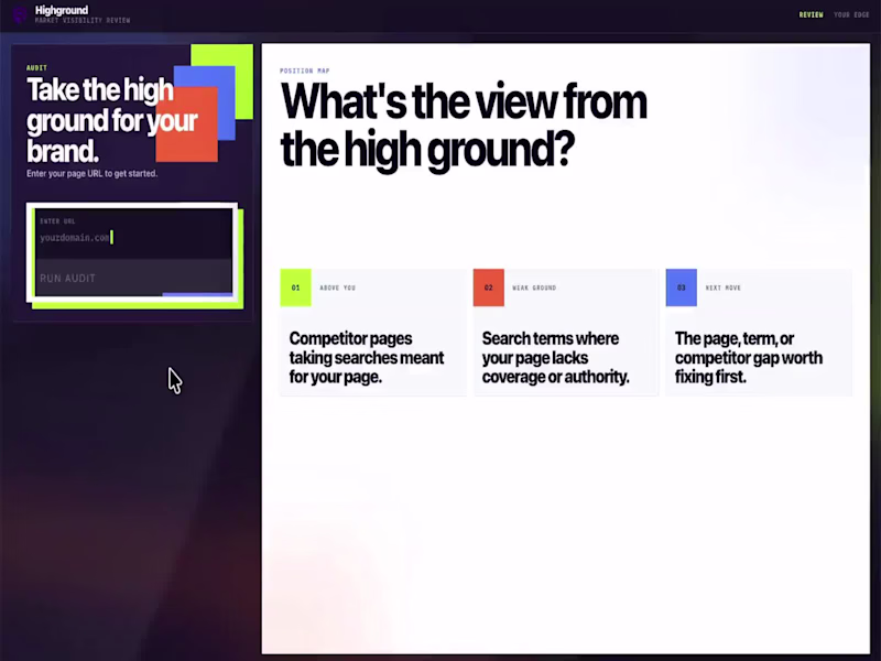 Cover image for Highground uses AI to monitor