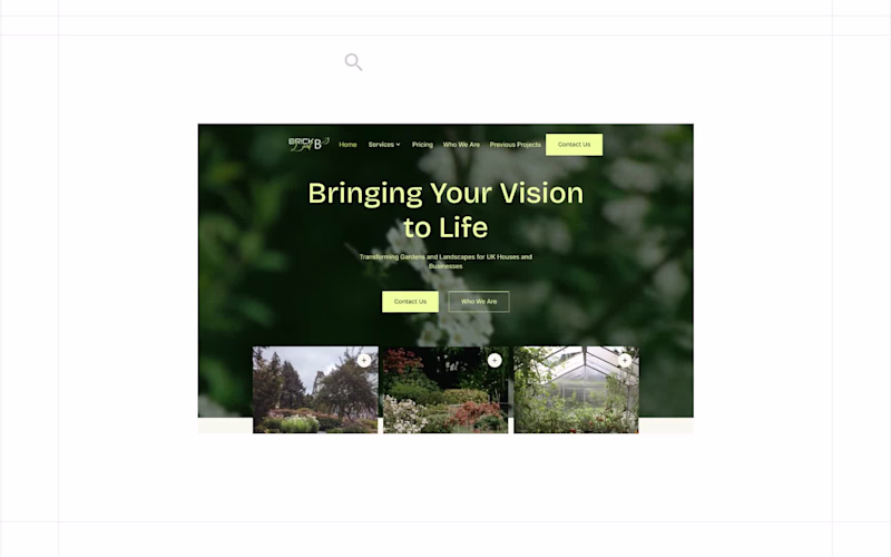 Cover image for 🌿 Brick & Leaf - Landscaping Website | Web Dev | Webflow