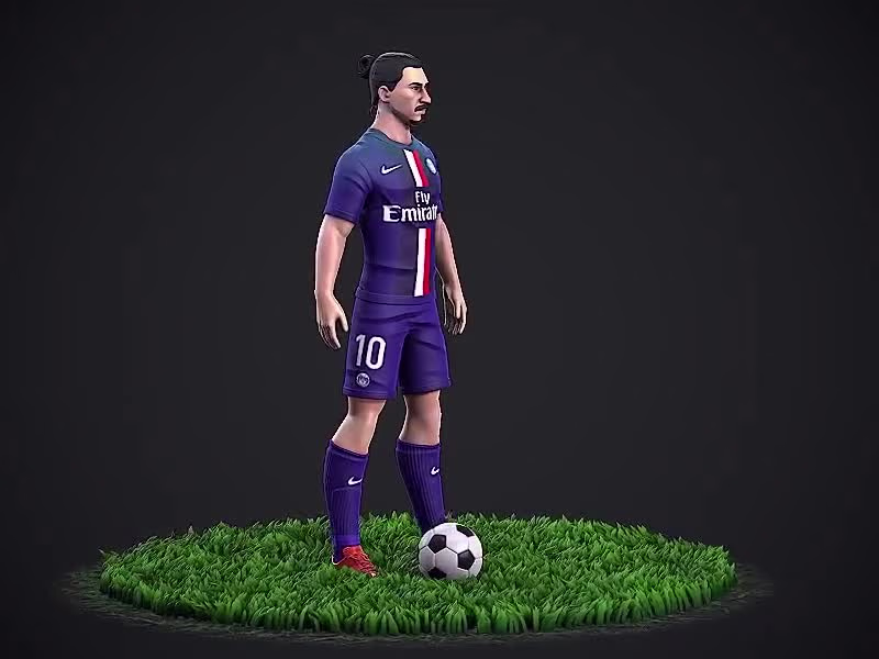 Cover image for Zlatan Ibrahimović 3D Model Creation