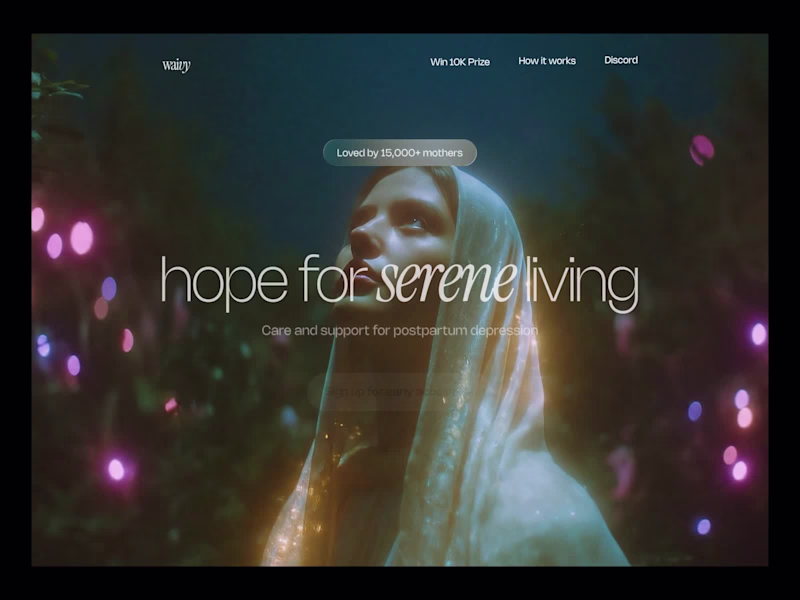 Cover image for Website design for a women health and wellness brand