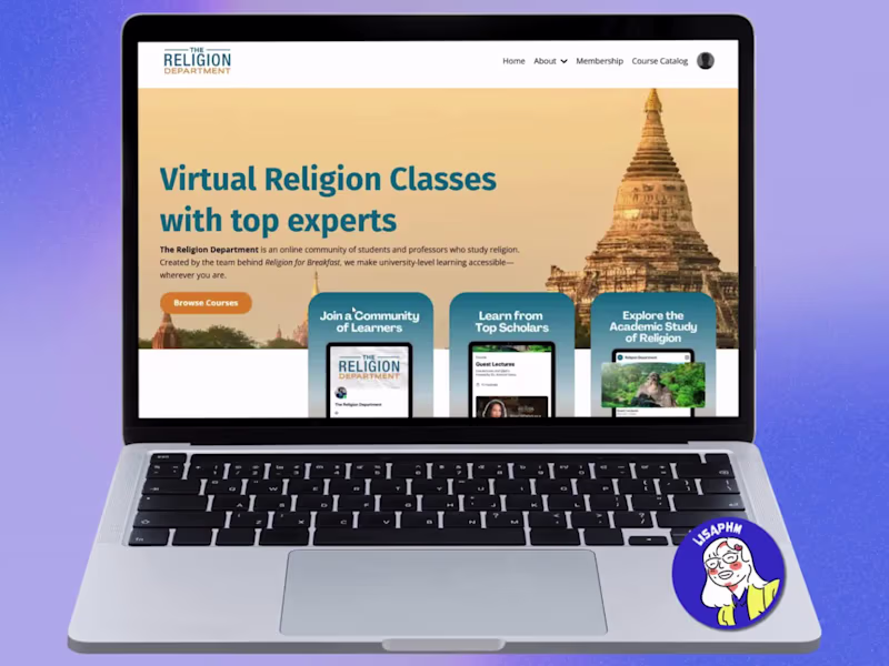 Cover image for Full-Stack Kajabi Setup & Launch for The Religion Department
