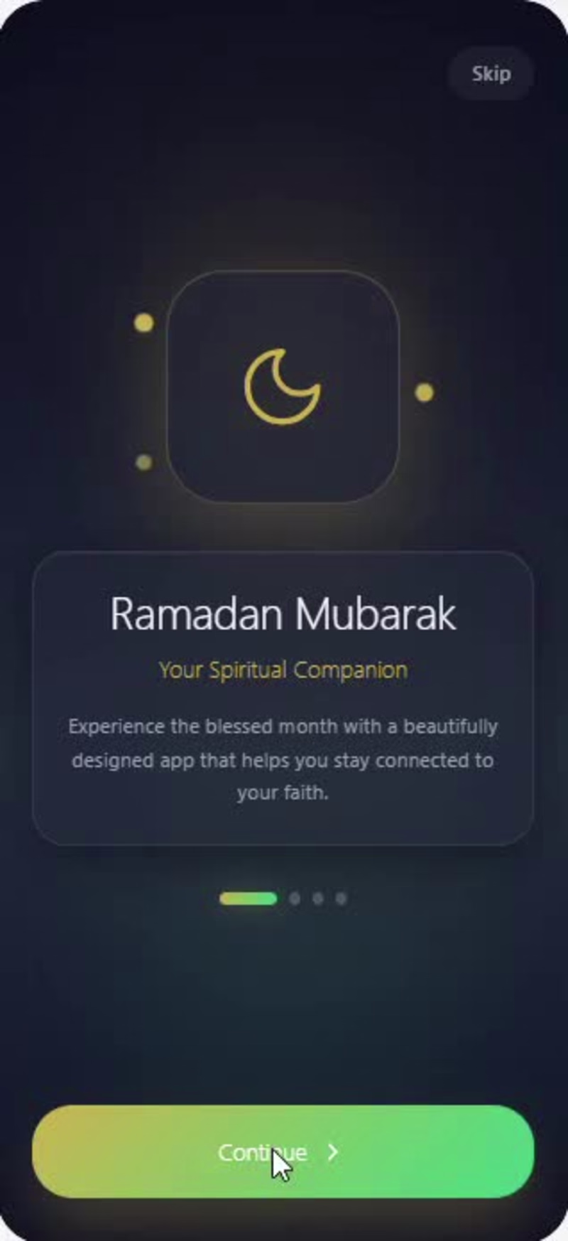 Cover image for A clean, modern Ramadan app
