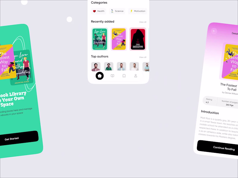 Cover image for Book Shop - App Design
