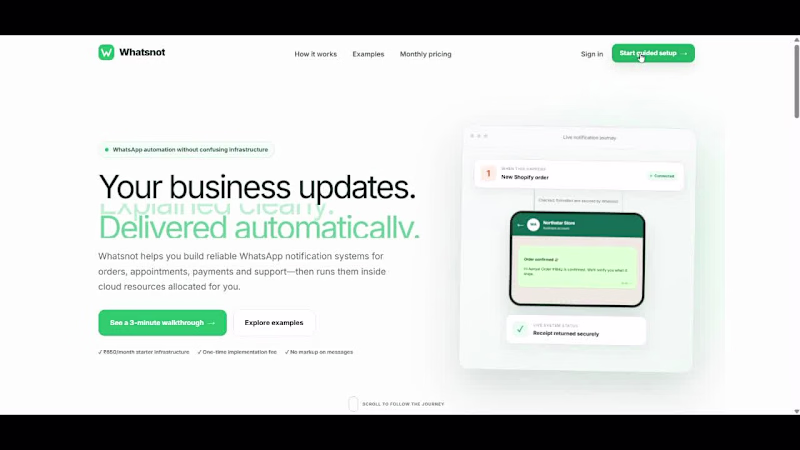 Cover image for Whatsnot Automation
