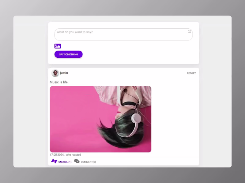 Cover image for 👥 Social Network: Report Profile